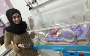 refugee baby in the NICU
